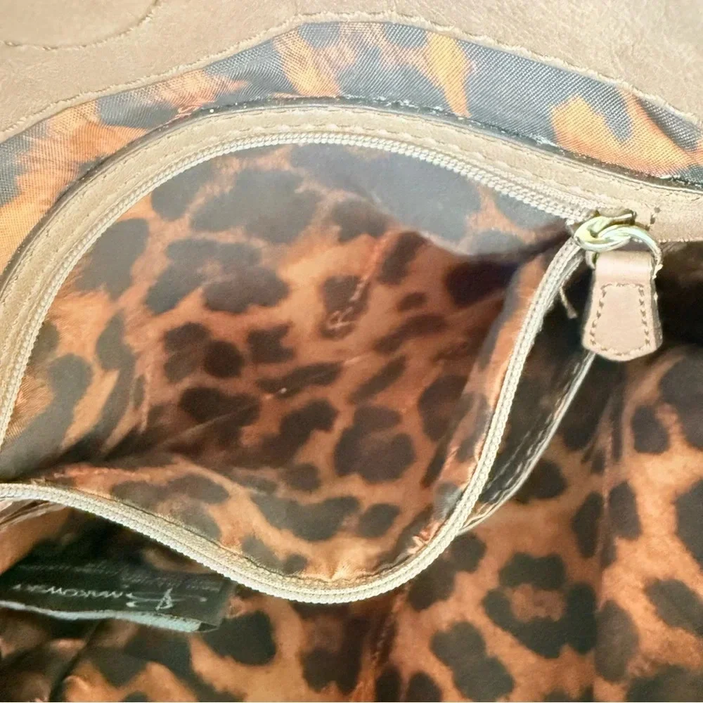 B. Makowsky Pebbled Leather Saddle Crossbody